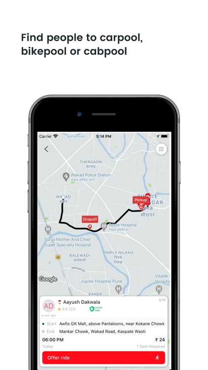 sRide - sNeighbour & Carpool screenshot-4