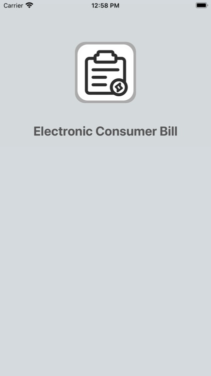 Electronic Consumer Bill