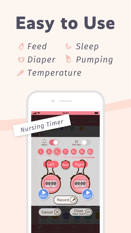 Newborn Baby Tracker - PiyoLog