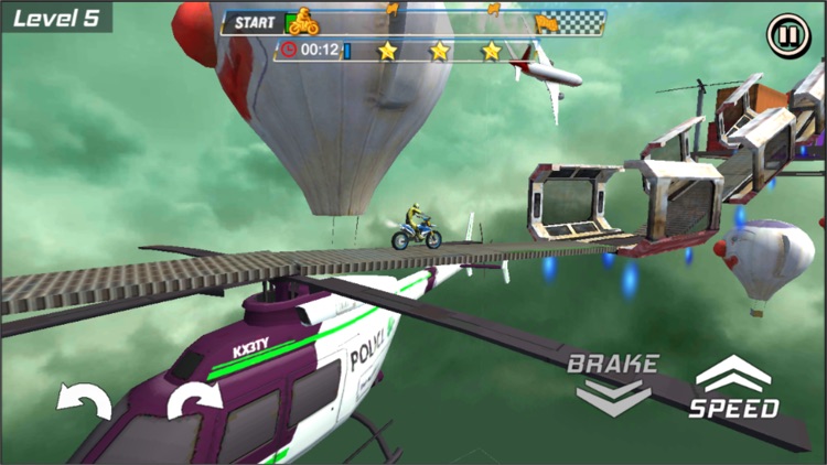 Super Moto Sky Stunt Racing 3D