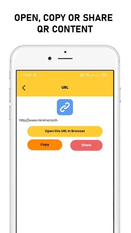 Minimo QR: Scanner & Generator screenshot-4