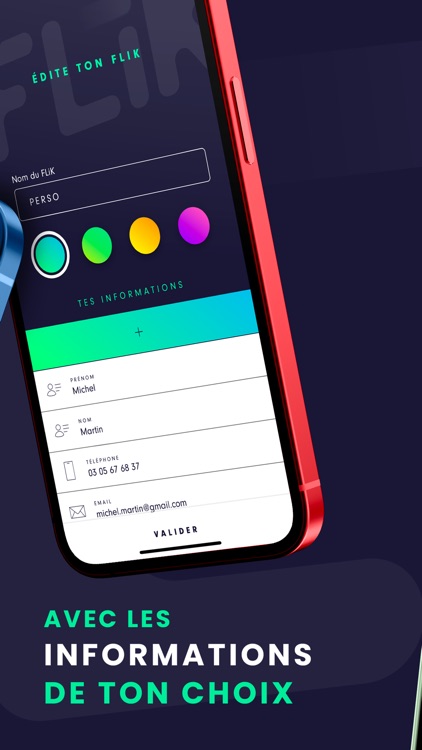 FLiK : Share contact cards