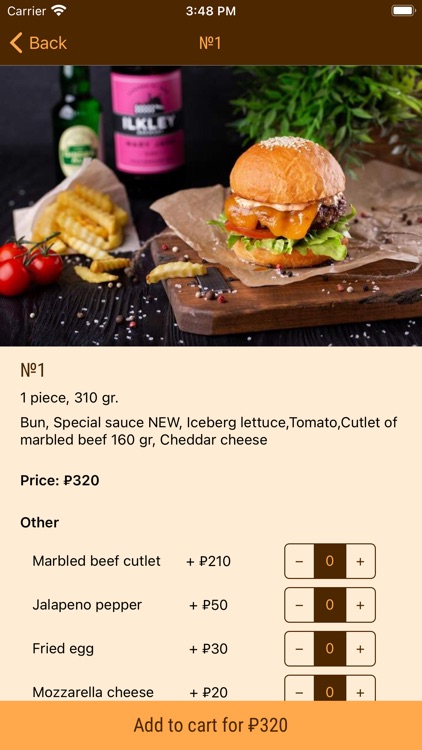 Beef Burger Russia