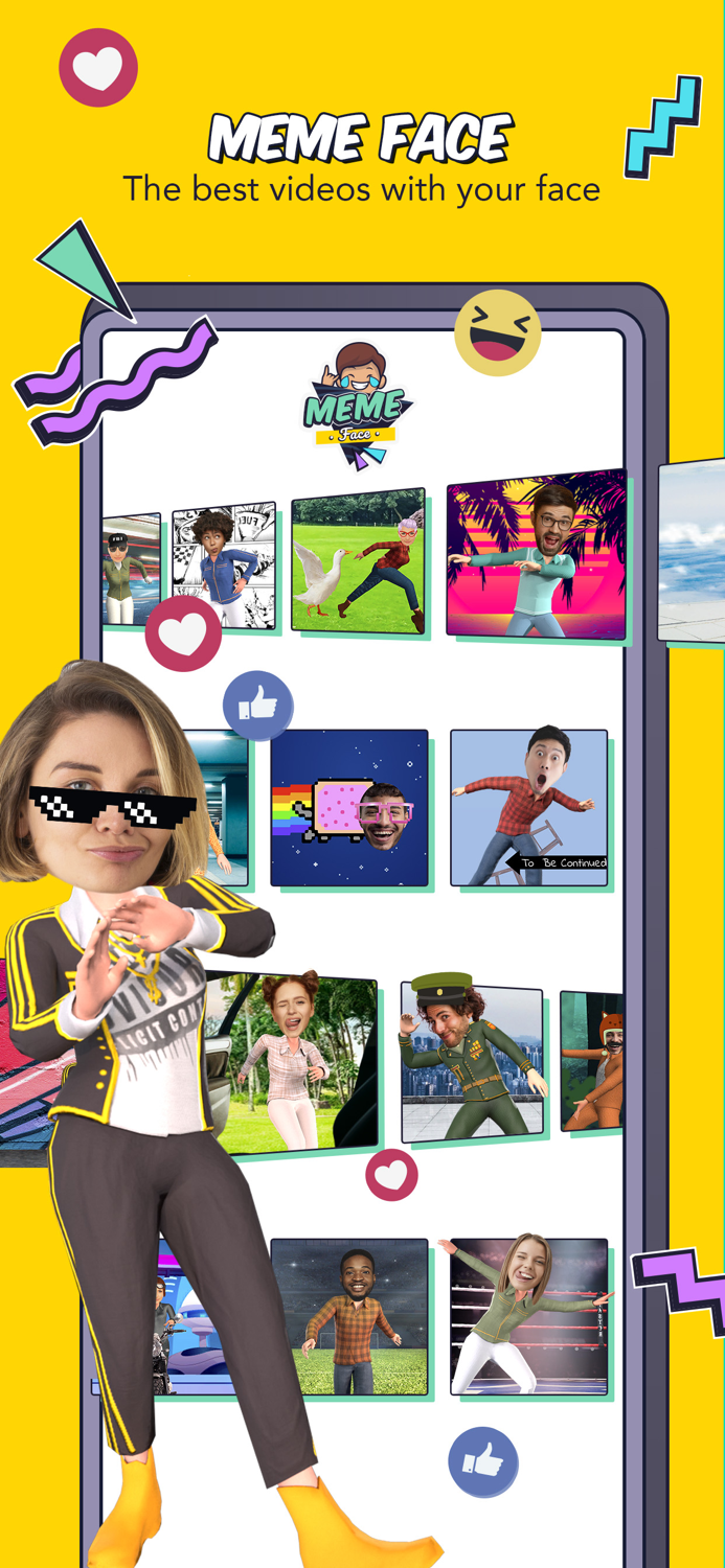 Meme Face – Video Maker in 3D