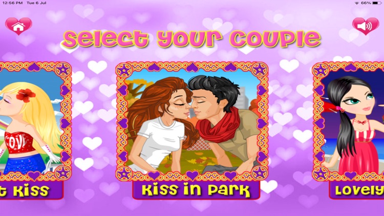 Kissing Couple Dressup screenshot-3