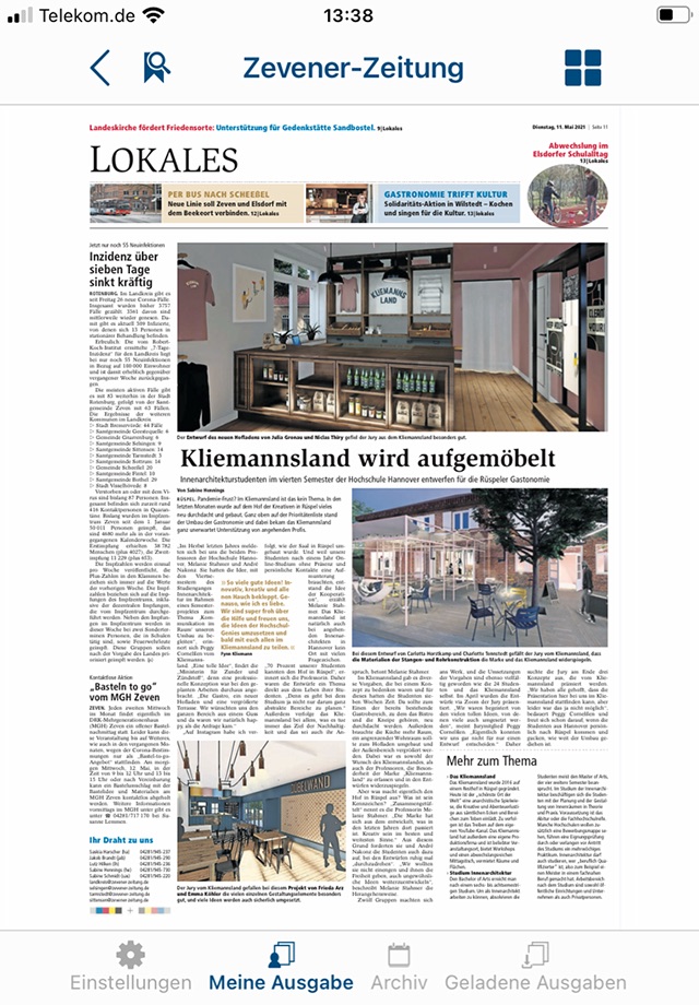 Zevener Zeitung screenshot 3