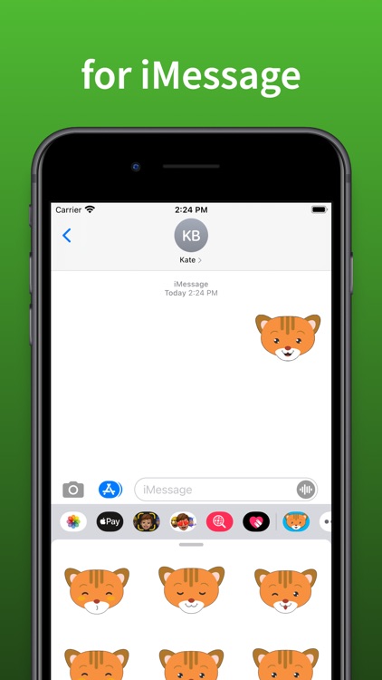 Cute tiger - stickers & emoji