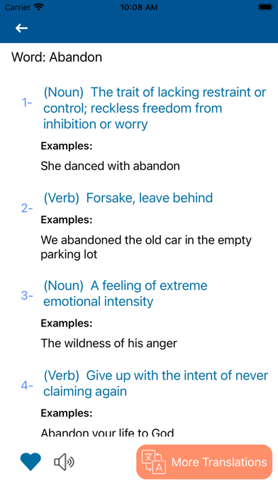 Advance English Dictionary screenshot 3