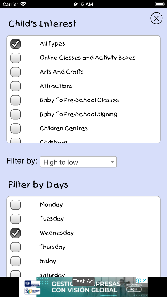 Club Hub UK - Activity Locator