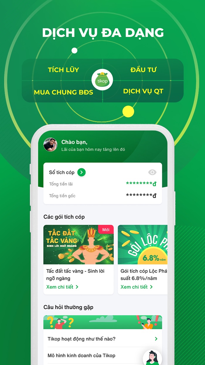 Tikop - Tiết kiệm với TechLab