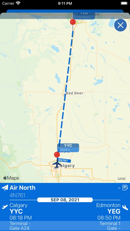 Edmonton Airport Info + Radar