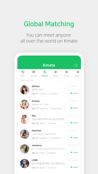 Kmate - Chat with global screenshot 3