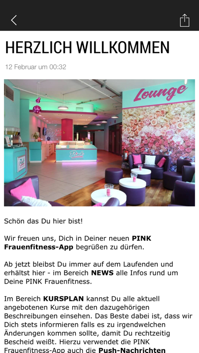 PINK Frauen Fitness screenshot 4