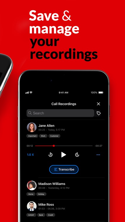 Call Recorder App: RecMyCalls