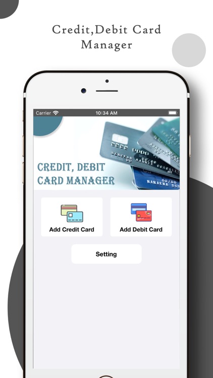 Credit, Debit Card Manager screenshot-0