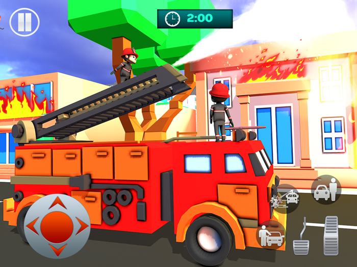911 emergency fire truck game