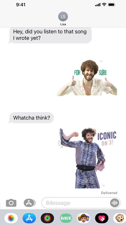 DAVE Stickers