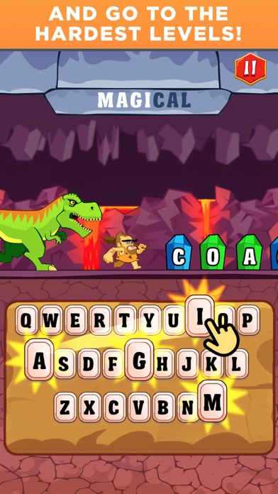 Typing Practice - Dino Hunting screenshot 3