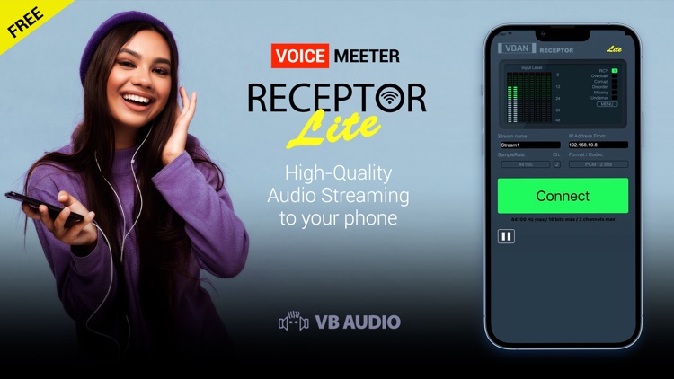 VBAN Receptor Lite