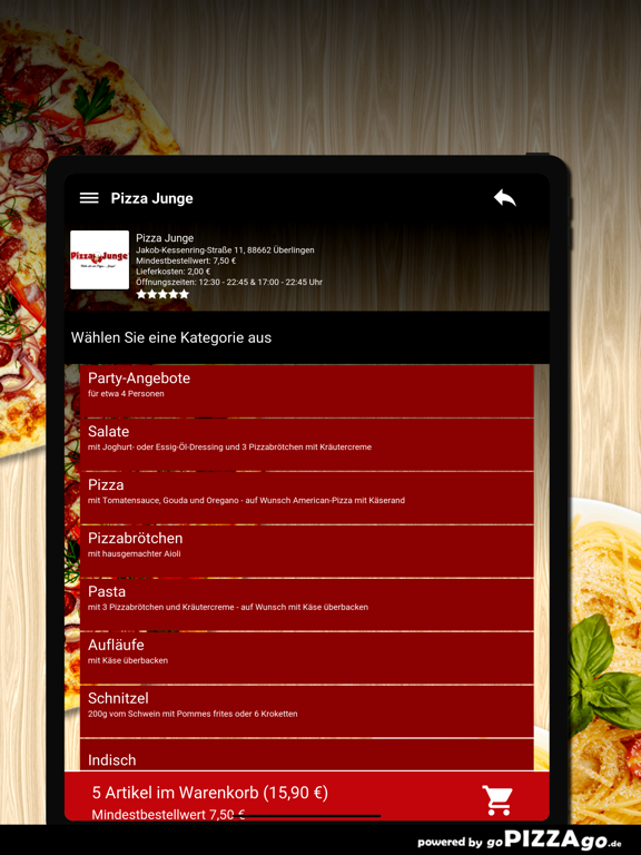 Pizza Junge Überlingen screenshot 8