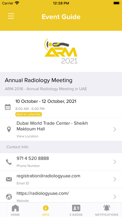 Annual Radiology Meeting (ARM) screenshot 4