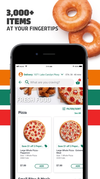 7NOW: Food & Alcohol Delivery