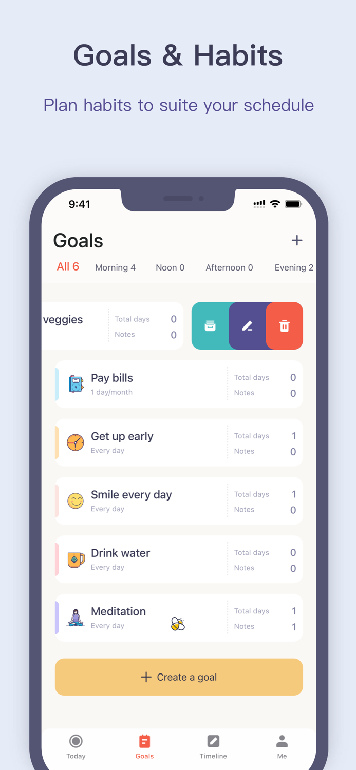 Timemory - Habit Tracker