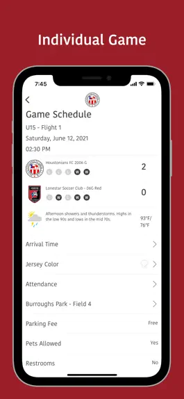 Game screenshot Houstonians Futbol Club apk