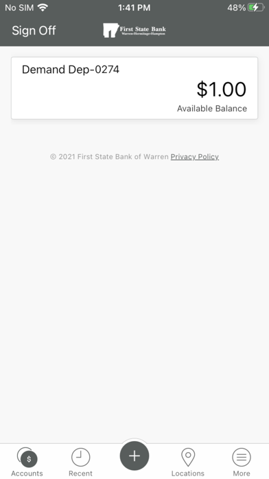 How to cancel & delete First State Bank of Warren from iphone & ipad 2