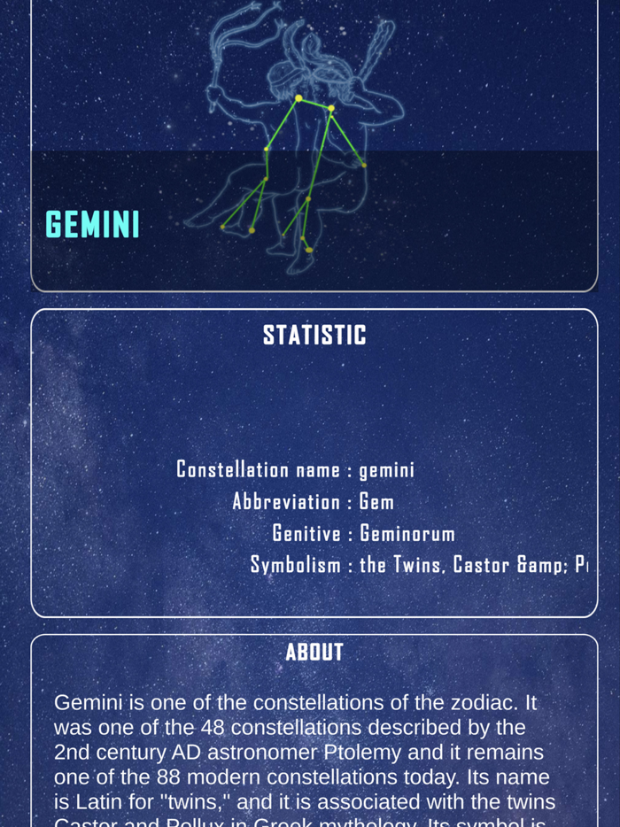 Constellation Star Finder⋆