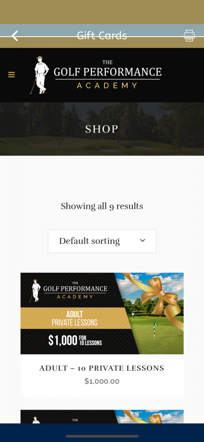 Better Golf Performance