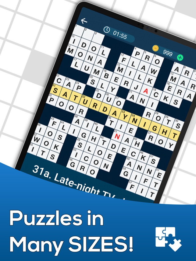 [2024] Daily Themed Crossword Puzzles iPhone/iPad app not working (down), white / black (blank