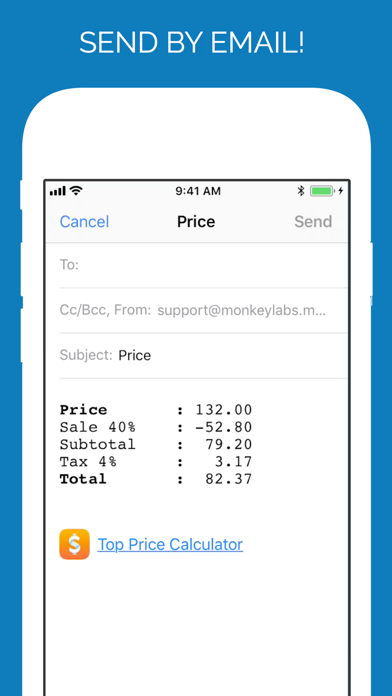 Sales Tax & Discount Screenshot