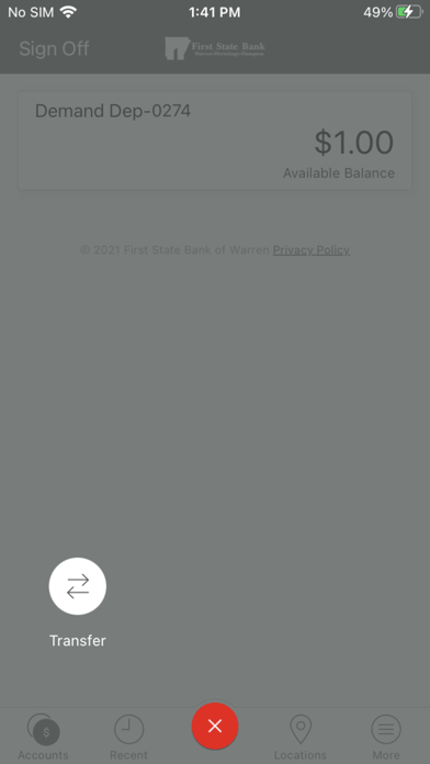 How to cancel & delete First State Bank of Warren from iphone & ipad 4