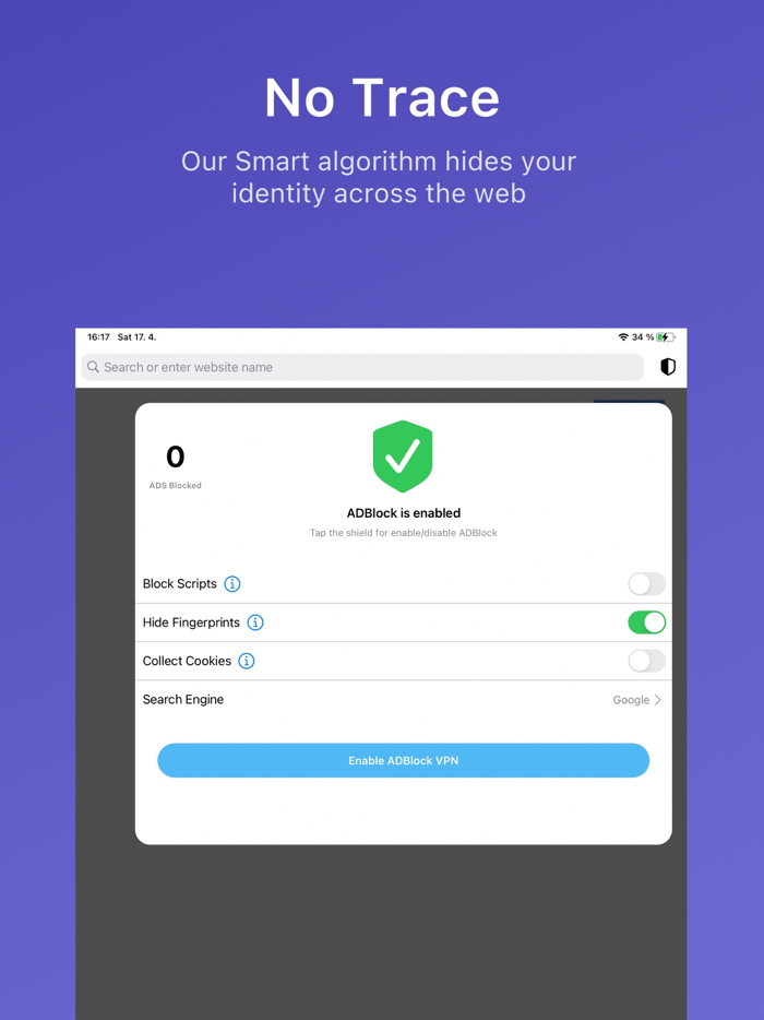 Ares Secure Browser  ADBlock