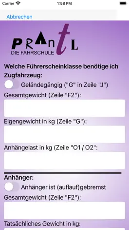 Game screenshot Fahrschule Prantl hack