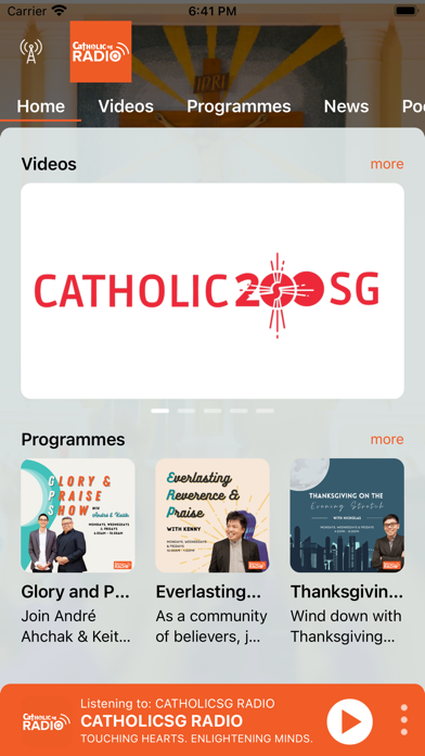 CatholicSG Radio screenshot 2