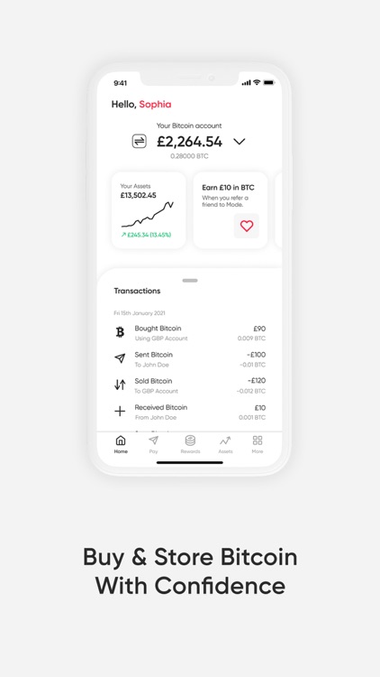 Mode: Pay, earn & grow Bitcoin screenshot-4