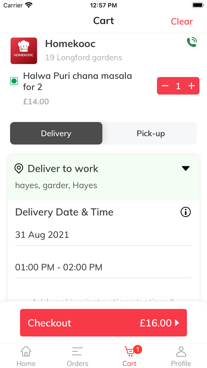 Homekooc - Homemade Food