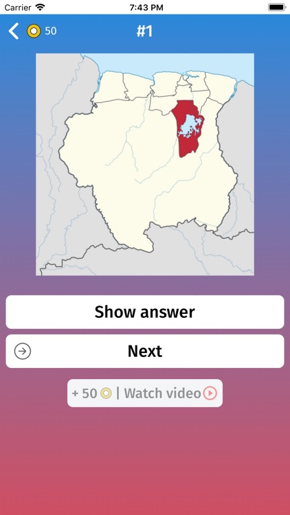 Suriname: Provinces Quiz Game screenshot-4