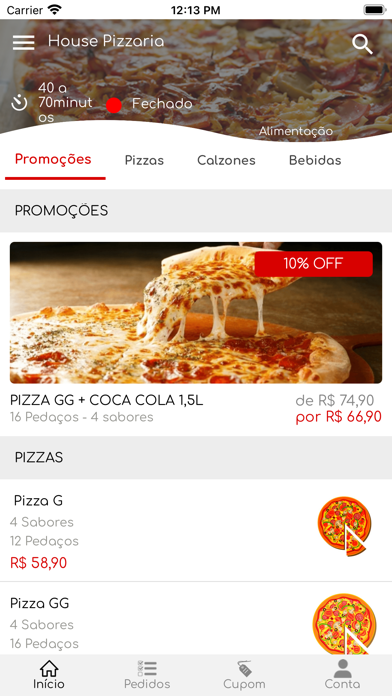 House Pizzaria screenshot 2