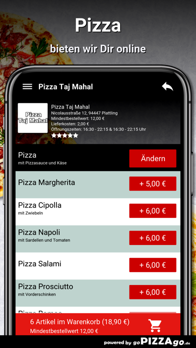 Pizza Taj Mahal Plattling screenshot 5