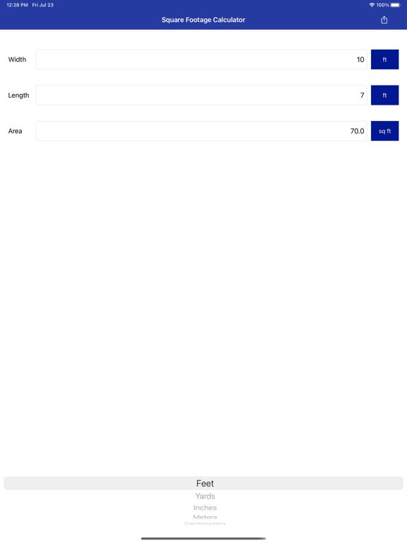 Square Footage Calculator screenshot 3