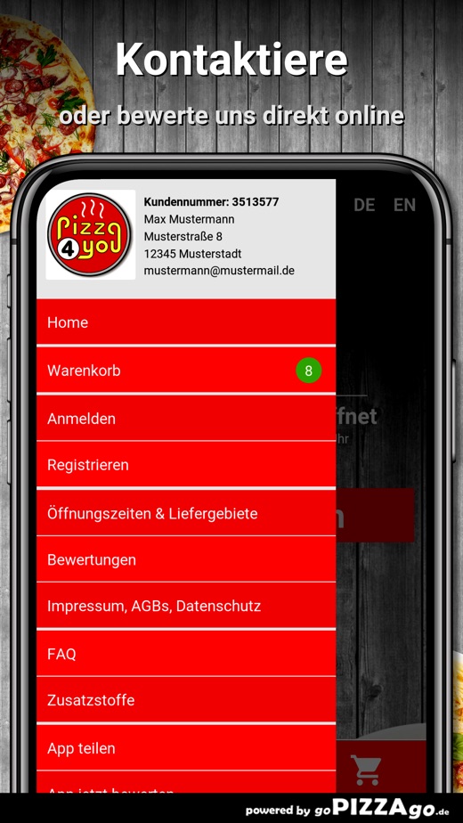 【图】Pizza 4 You Neufahrn(截图3)