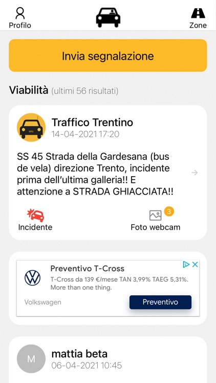 Traffico Trentino