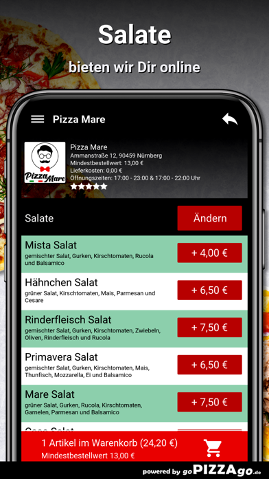 Pizza Mare Nürnberg screenshot 5