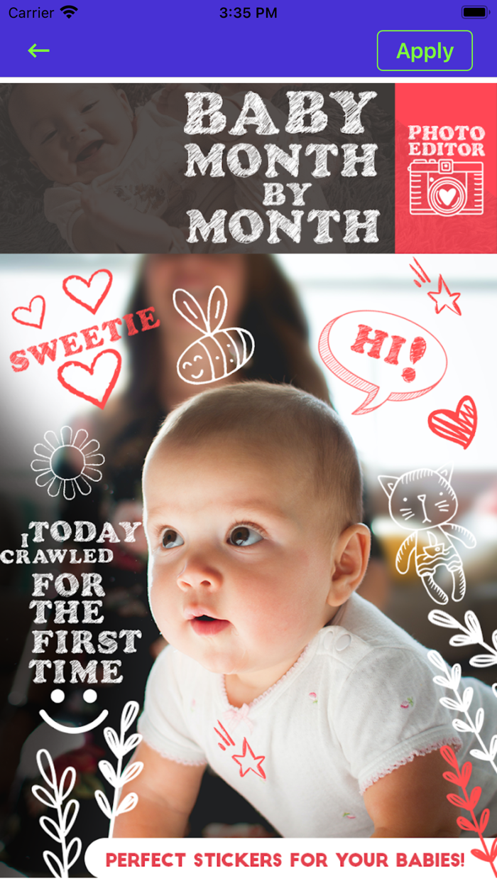 BabyPic Art  Monthly Pictures