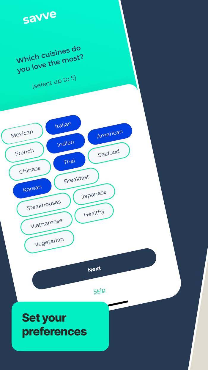 Savve Find. Eat. Save.