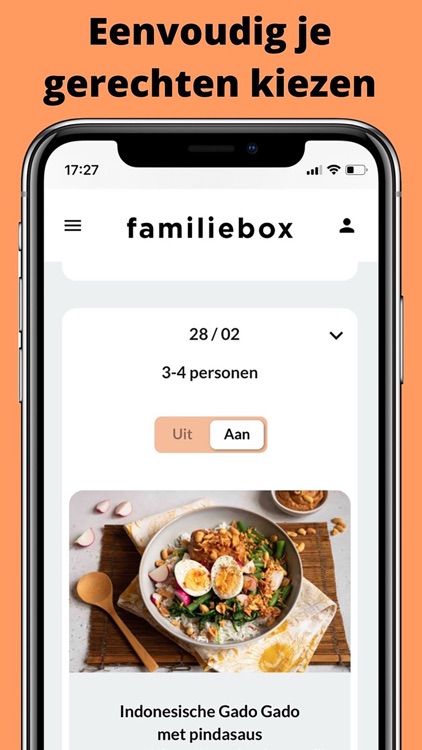 Familiebox: maaltijdbox