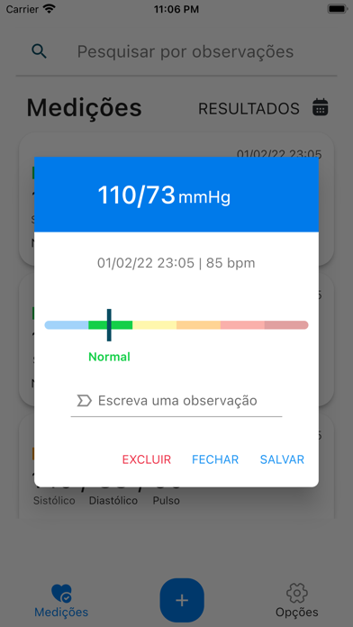 Pressão Arterial Diário screenshot 4